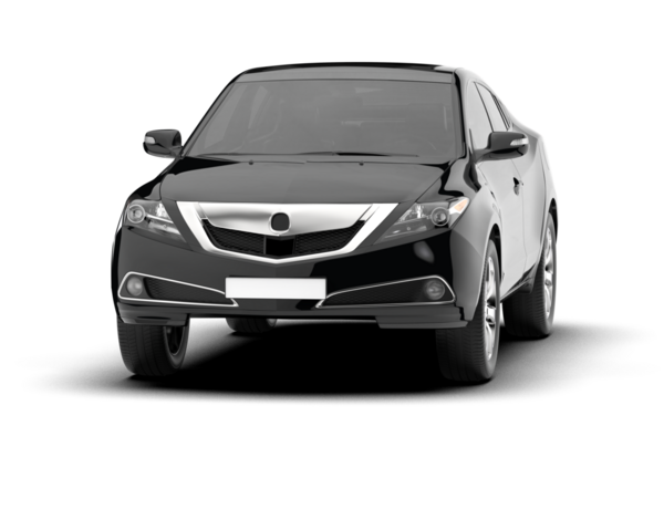 Beyaz arka planda modern siyah araba. 3d oluşturma