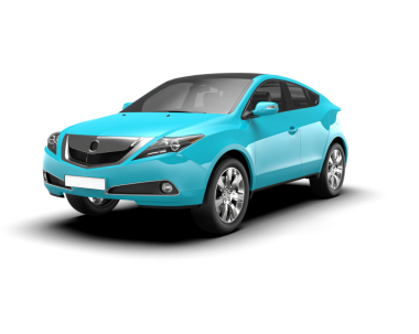 beyaz arkaplanda modern araba