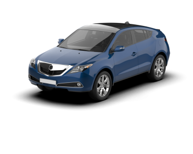 Arka planda izole edilmiş gerçekçi bir araba. 3d oluşturma - vektör