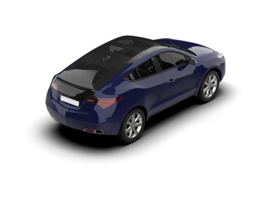 Araba manzaralı. 3d illüstrasyon.