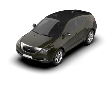 Siyah arkaplandaki araba