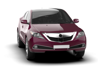 kırmızı modern şehir arabası