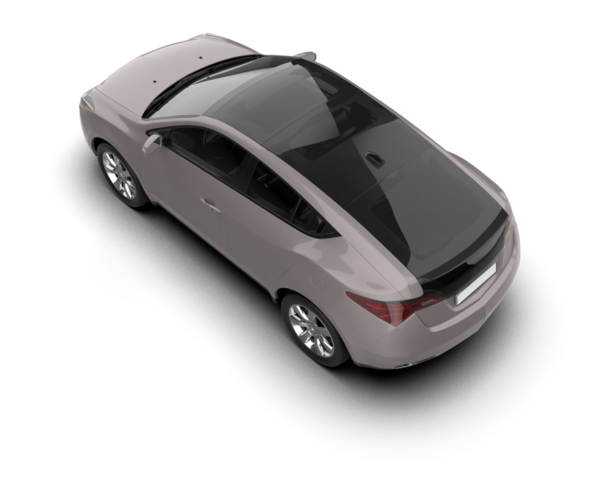 Beyaz arka planda bir araba. 3 boyutlu illüstrasyon. yüksek kaliteli resimleme