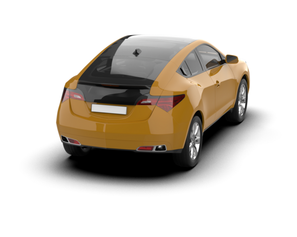 Beyaz arka planda modern lüks SUv.