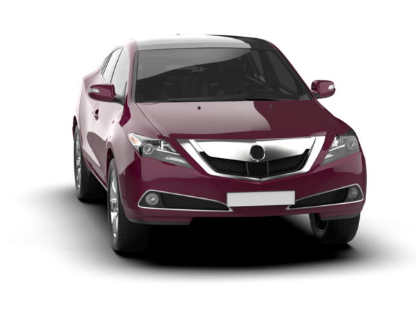 kırmızı modern şehir arabası