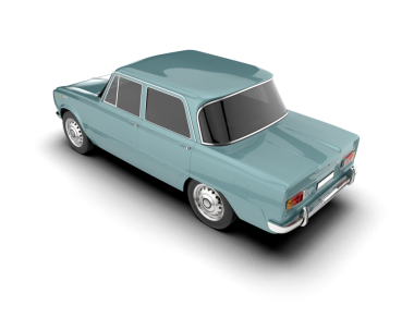 Gri arka planda bir araba. vektör illüstrasyonu.