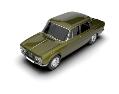 Araba siyah arka planda izole edilmiş. vektör illüstrasyonu