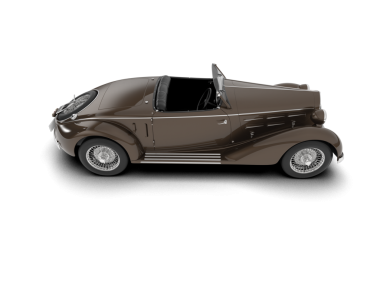 Klasik araba vektör çizimi tasarımı