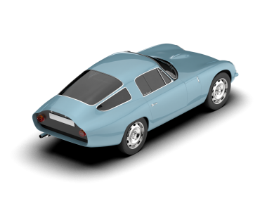 modern araba beyaz arka planda izole edilmiş