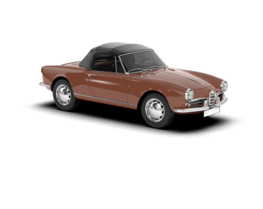 Siyah arka planda klasik bir araba..