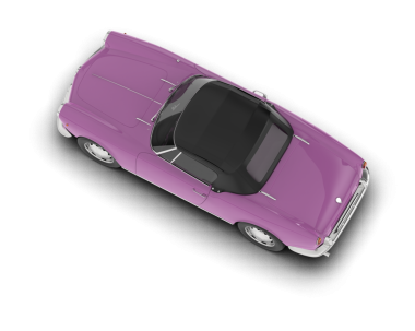 beyaz arkaplanda izole edilmiş araba 3 d illüstrasyon