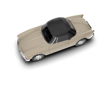 Lüks klasik araba. Beyaz bir arka planda izole edilmiş. 3d oluşturma.