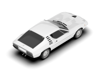 beyaz arka planda izole edilmiş beyaz klasik araba