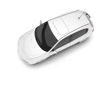 Modern araba. 3 boyutlu model.