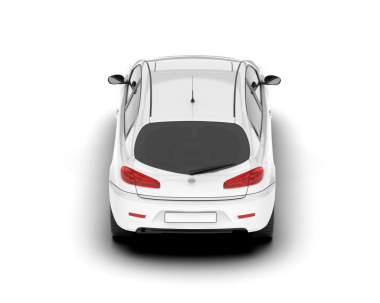 Beyaz arka planda izole edilmiş modern lüks araba. vektör illüstrasyonu.