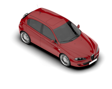 beyaz arkaplanda izole edilmiş araba, vektör illüstrasyonu