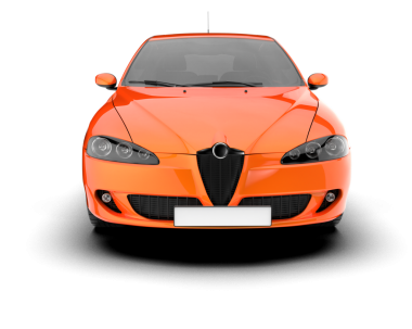 Modern spor araba beyaz arka planda izole edilmiş. 3d oluşturma