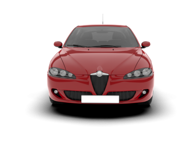 Modern araba beyaz arka planda izole edilmiş. 3d illüstrasyon