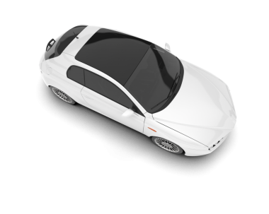 Boş bir arabanın 3D görüntüsü