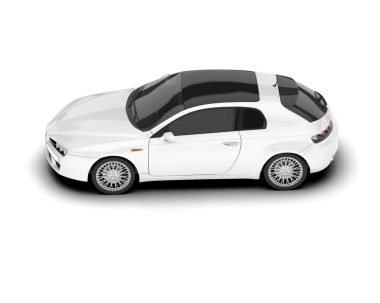 Modern araba vektörü. Ön manzara. izole.