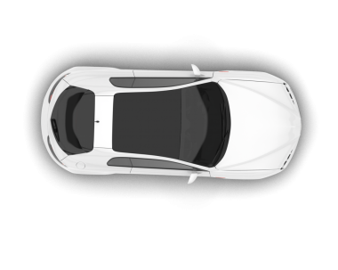 Araba cesedi izole edildi. 3 boyutlu görüntüleme. yüksek kaliteli resimleme