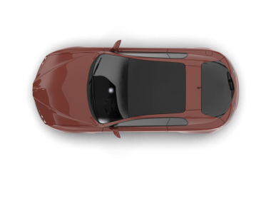 beyaz arkaplanda modern araba