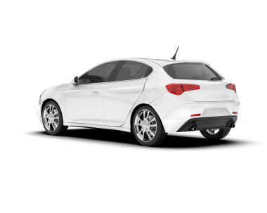 Gerçekçi bir araba. ön görünüm