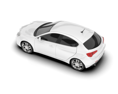 - Araba. Vektör çizimi. beyaz üzerine izole.