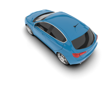 Stüdyo ortamında daha az genel bir konsept arabanın 3 boyutlu çizimi