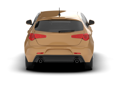 modern SUv beyaz arkaplanda izole edildi. 3d görüntüleme - illüstrasyon