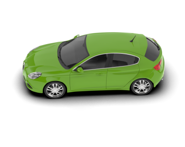 modern kompakt araba - arka görünüm