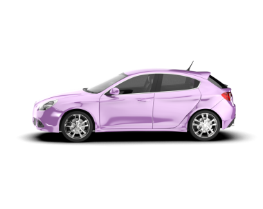 araba pembe vektör illüstrasyonu