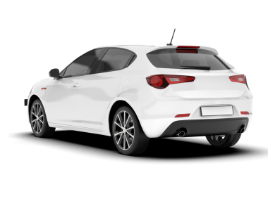 Arka planda modern lüks araba. 3d oluşturma