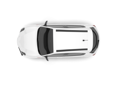 modern elektrikli araba beyaz arka planda izole edildi