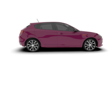 - Araba. Modern bir arabanın vektör çizimi