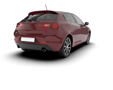 beyaz arkaplanda modern araba