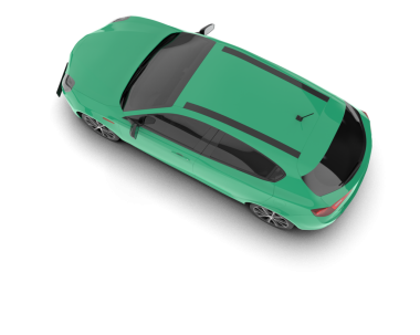 modern araba beyaz arka planda izole edildi. 3 boyutlu görüntüleme.