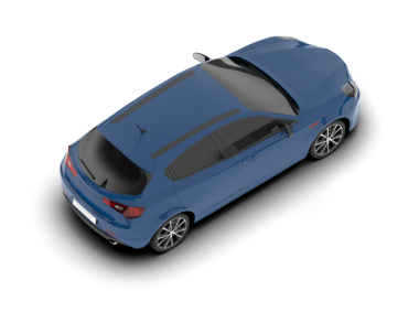 Modern lüks sedan araba. 3d illüstrasyon