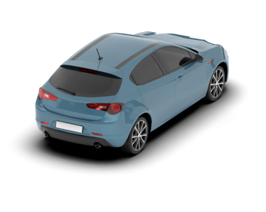 Arabanın arka manzarası. 3 Boyutlu Hazırlama