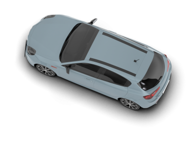 Araba beyaz zemin üzerine