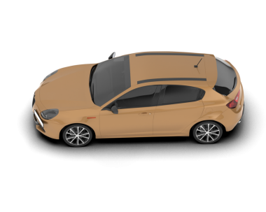 Beyaz arkaplandaki araba