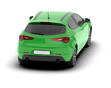 araba beyazda izole edildi