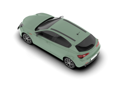 beyaz arka planda modern araba, 3 boyutlu görüntüleme