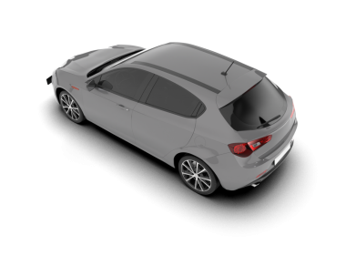 Gri bir arka plan üzerinde araç