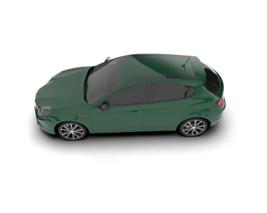 araba beyazda izole edildi.