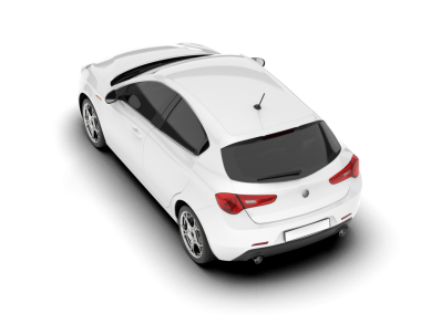 araba modern beyaz renk