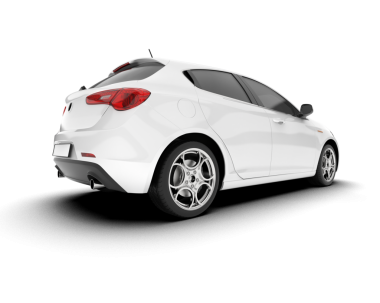 beyaz modern spor araba