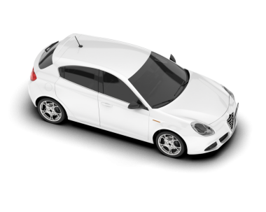 modern beyaz araba beyaz arka plan üzerinde izole