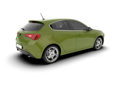 beyaz arkaplanda modern araba