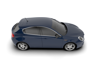 araba beyazda izole edildi